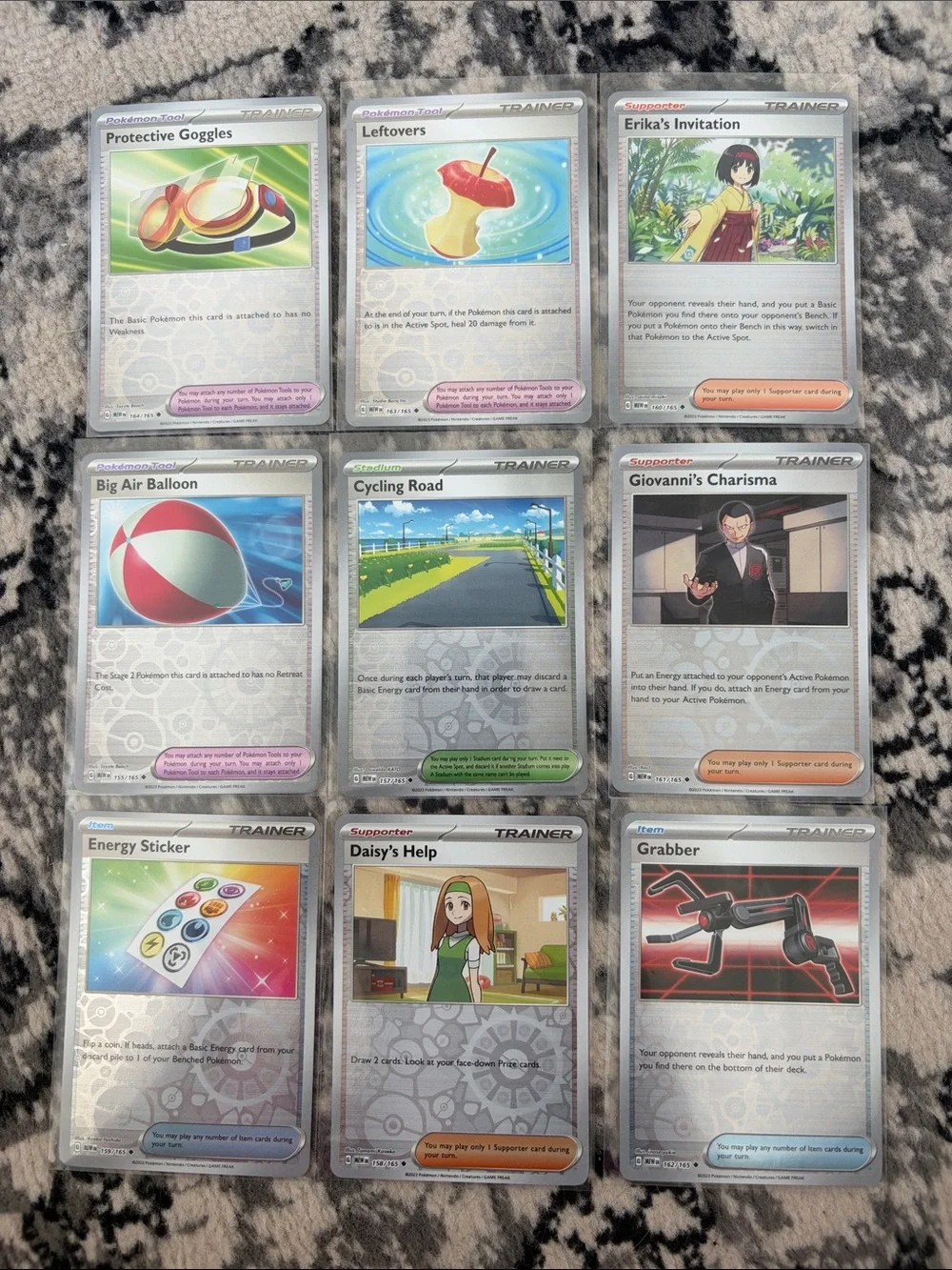 Pokémon Pokemon 151 Reverse Holo Trainer Lot 9 Cards | TCG Deck Build | ✨5/$25✨